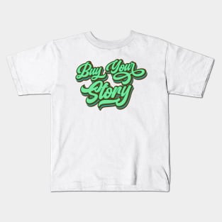 Buy Your Story | Emerald Green Kids T-Shirt